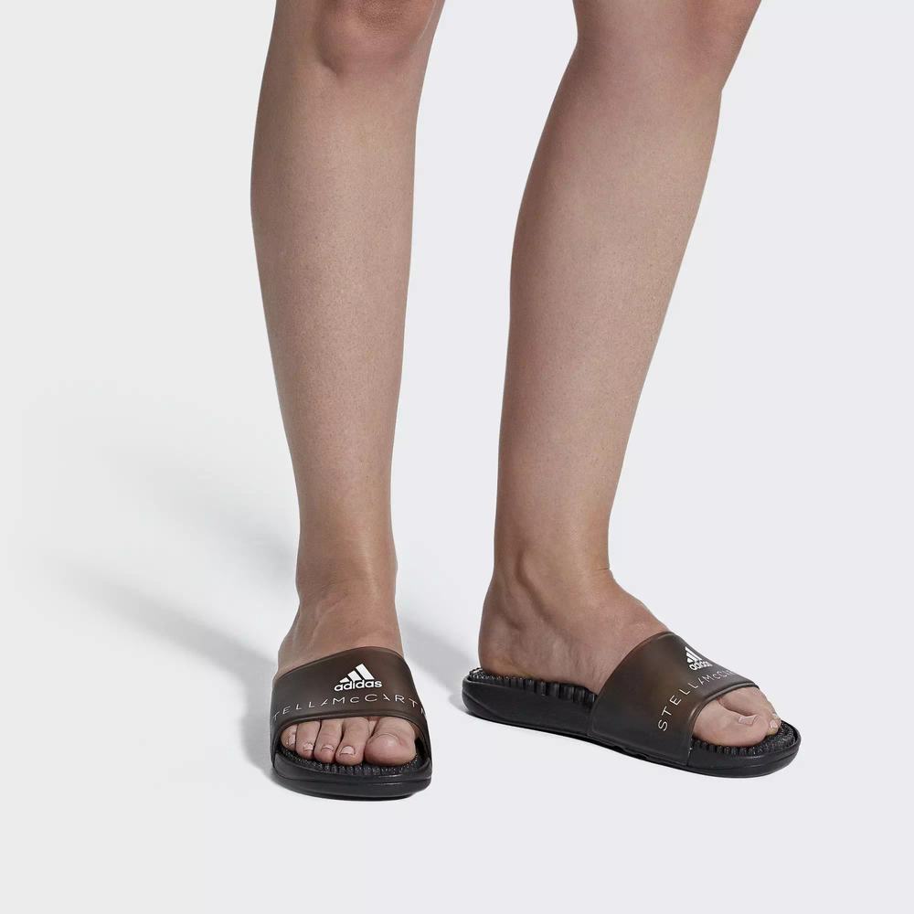 Adidas Adissage Chanclas Negros Para Mujer (MX-29885)